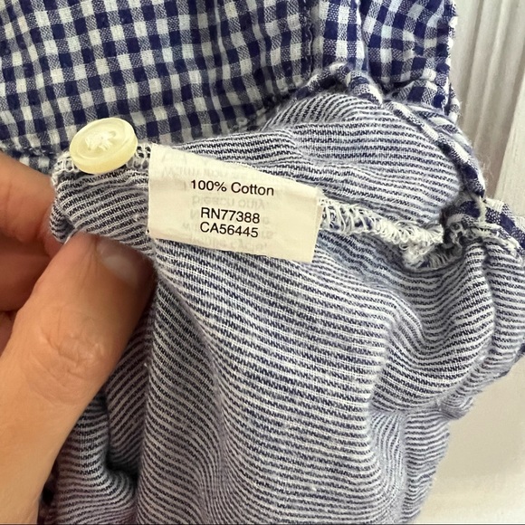J Crew gingham blouse - Picture 4 of 4